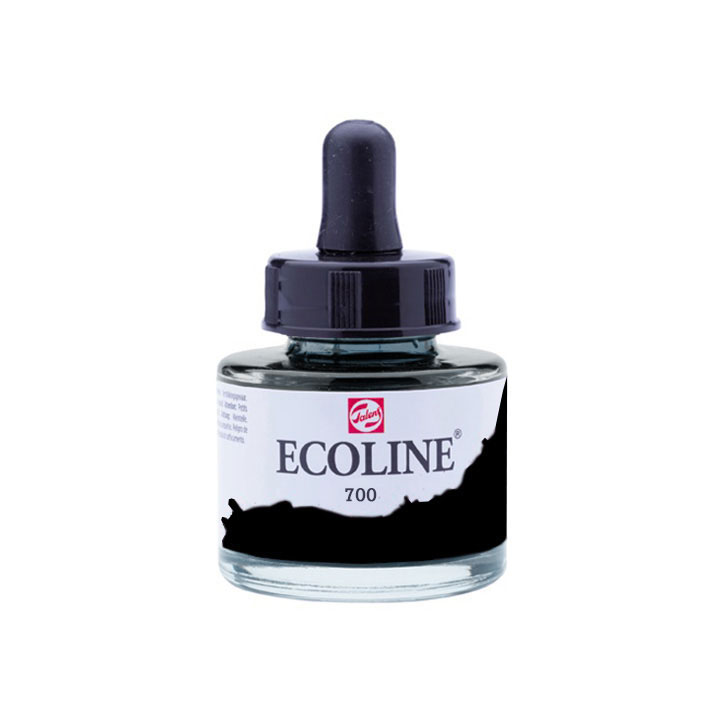 Ακουαρελα Ecoline 30 ml – 700 Black