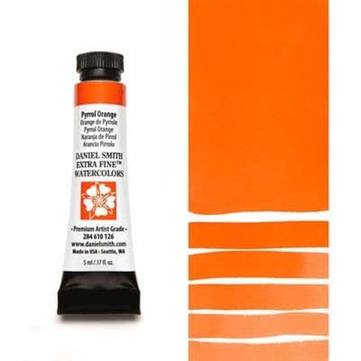 Χρώματα ακουαρέλας Daniel Smith Extra Fine – 126 Pyrrol Orange
