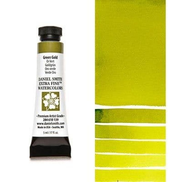 Χρώματα ακουαρέλας Daniel Smith Extra Fine – 139 Green Gold