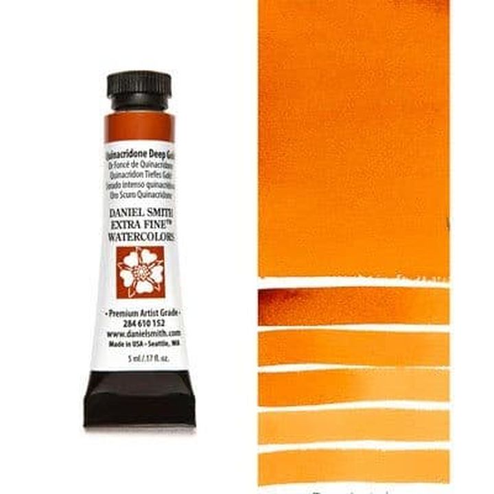 Χρώματα ακουαρέλας Daniel Smith Extra Fine – 152 Quinacridone Deep Gold