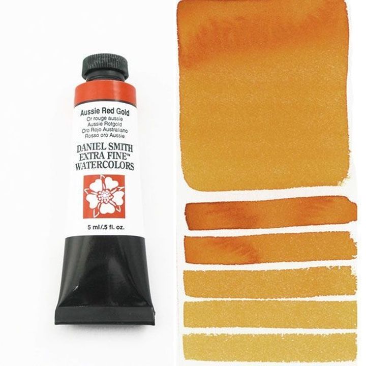Χρώματα ακουαρέλας Daniel Smith Extra Fine – 234 Aussie Red Gold