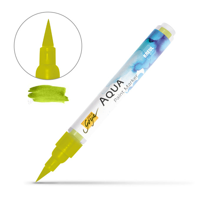 Ακουαρελ μαρκαδορος Aqua Solo Goya – Yellowish Green