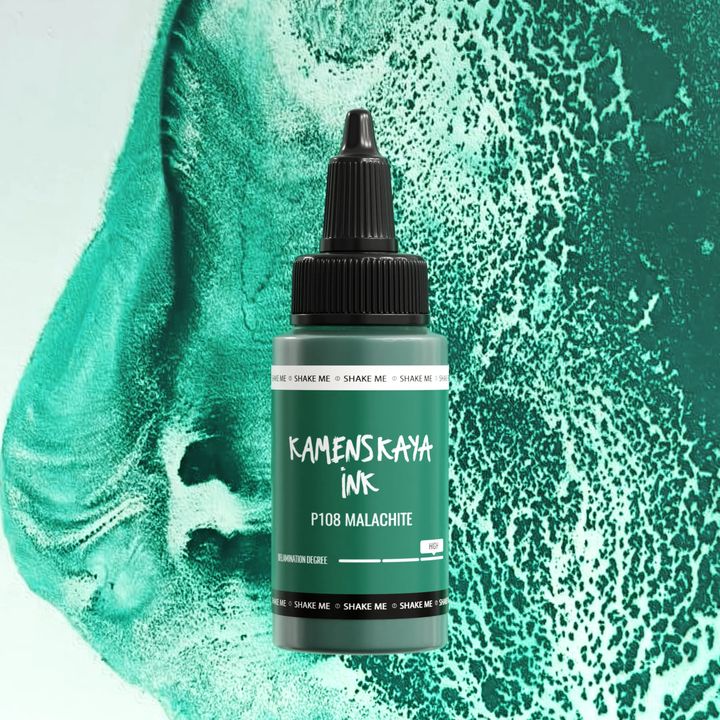 Αλκοολικό μελάνι KAMENSKAYA DELAMINATING 30ml – P-108 Μαλαχίτης