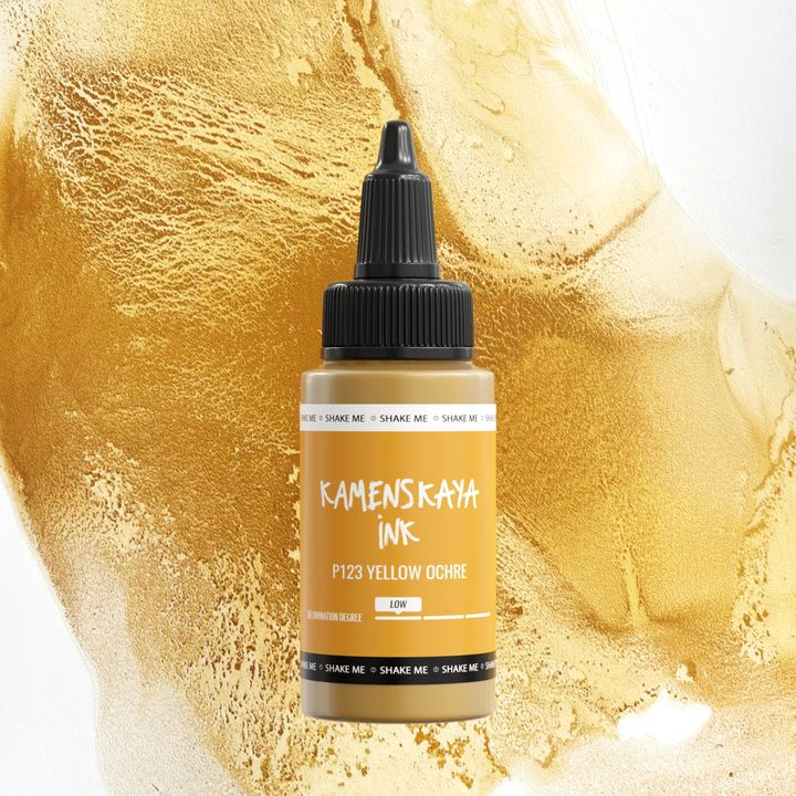 Αλκοολικό μελάνι KAMENSKAYA DELAMINATING 30ml – P-123 Yellowokrova