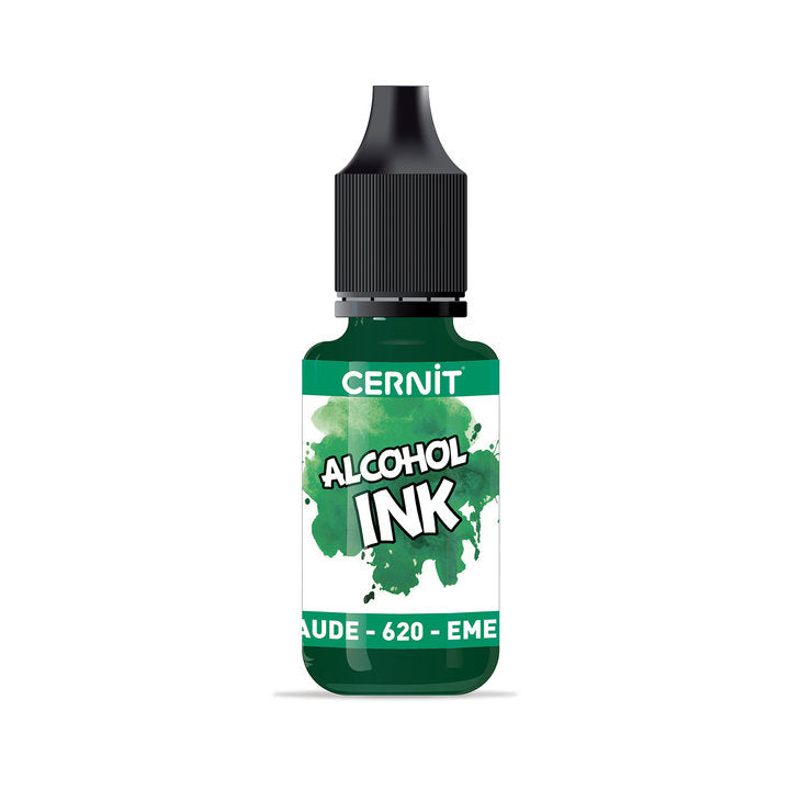 CERNIT Έγχρωμο μελάνι με βάση το οινόπνευμα 20 ml – 620 σμαραγδένιο πράσινο