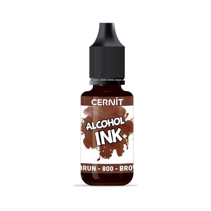 CERNIT Έγχρωμο μελάνι με βάση το οινόπνευμα 20 ml – 800 καφέ
