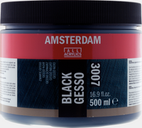 ROYAL TALENS Amsterdam μαύρο ακρυλικό gesso 500 ml
