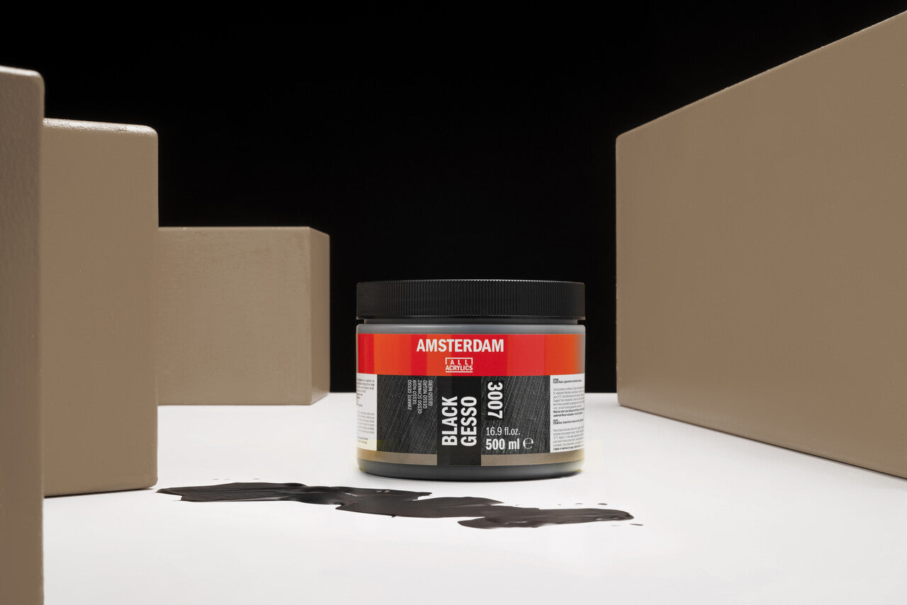 ROYAL TALENS Amsterdam μαύρο ακρυλικό gesso 500 ml