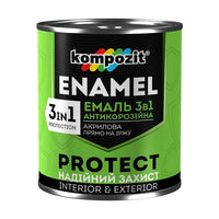 Αντιδιαβρωτικό σμάλτο 3 σε 1  KOMPOZIT PROTECT 2,4 kg | διάφορες αποχρώσεις