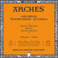 ARCHES μπλοκ ακουαρέλας Rough φυσικό λευκό 300 g/m² 10 – 31 cm - 20 φύλλα
