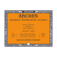 ARCHES μπλοκ ακουαρέλας Rough φυσικό λευκό 300 g/m² 10 – 31 cm - 20 φύλλα