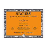 ARCHES μπλοκ ακουαρέλας Rough φυσικό λευκό 300 g/m² 10 – 31 cm - 20 φύλλα