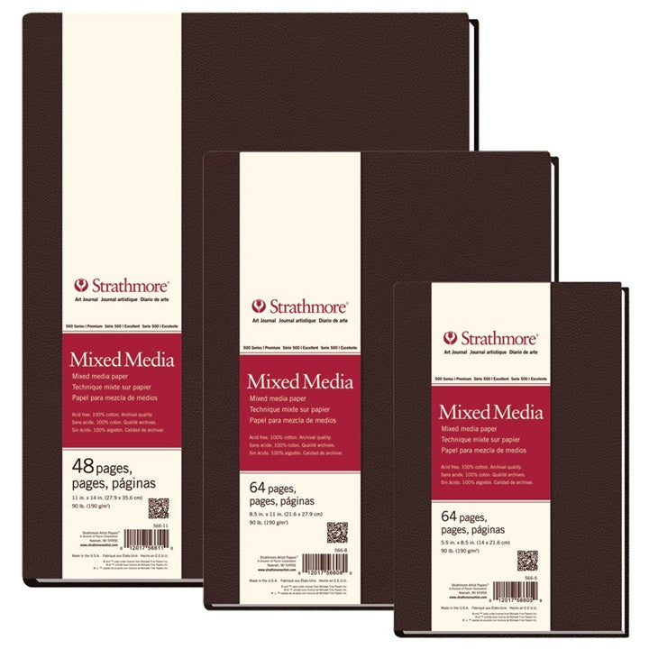 Artbook Strathmore Mixed Media με σκληρό εξώφυλλο | επιλέξτε διαστάσεις