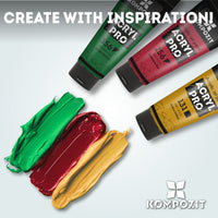Σετ ακρυλικών χρωμάτων Kompozit ACRYL PRO BOX 73 x 75 ml