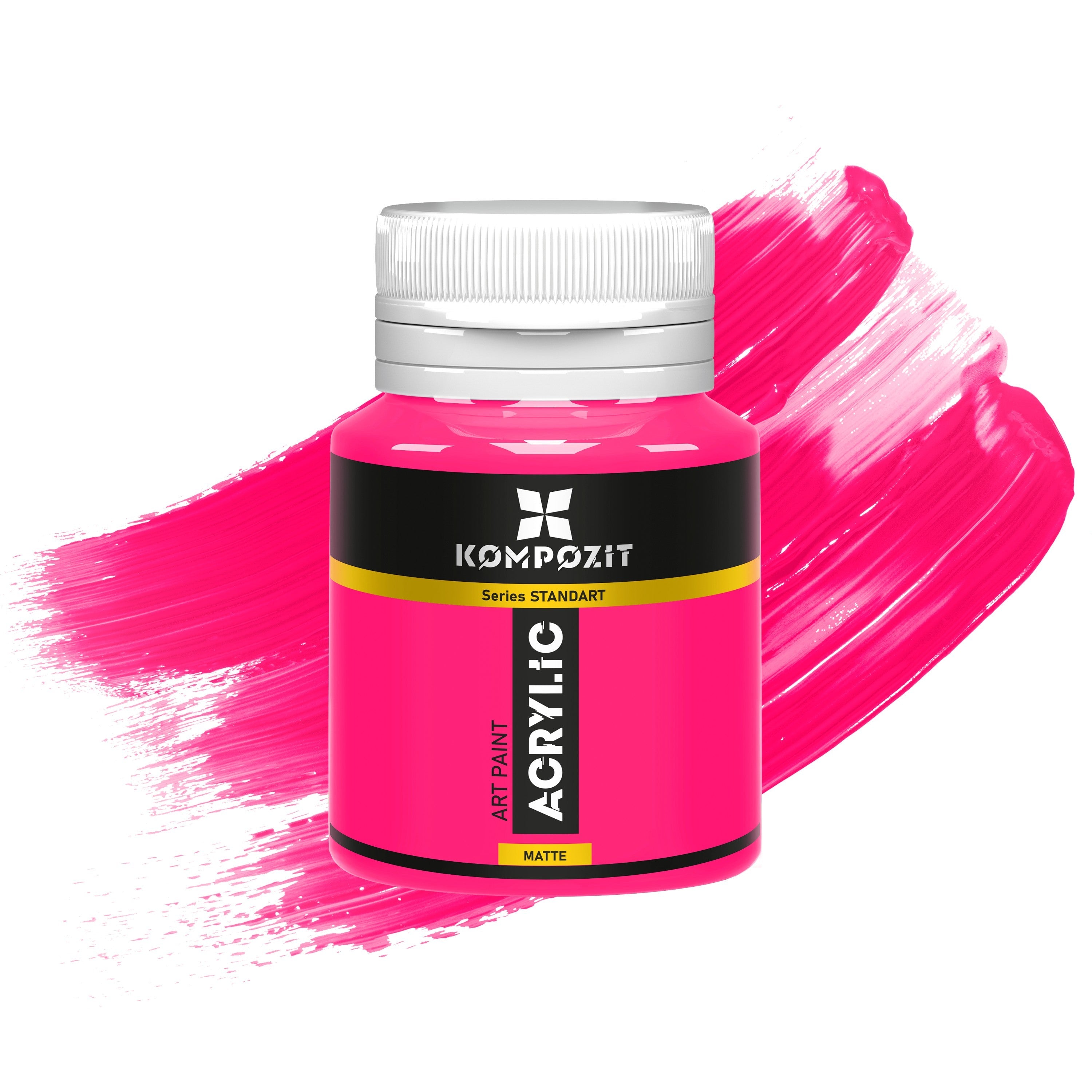 Ακρυλικό χρώμα STANDART Kompozit Fluorescent 20 ml – 114 Φωσφοριζέ Ροζ