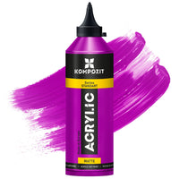 Ακρυλικό χρώμα Kompozit STANDART Fluorescent 500 ml – 115 Φωσφοριζέ Βιολετί