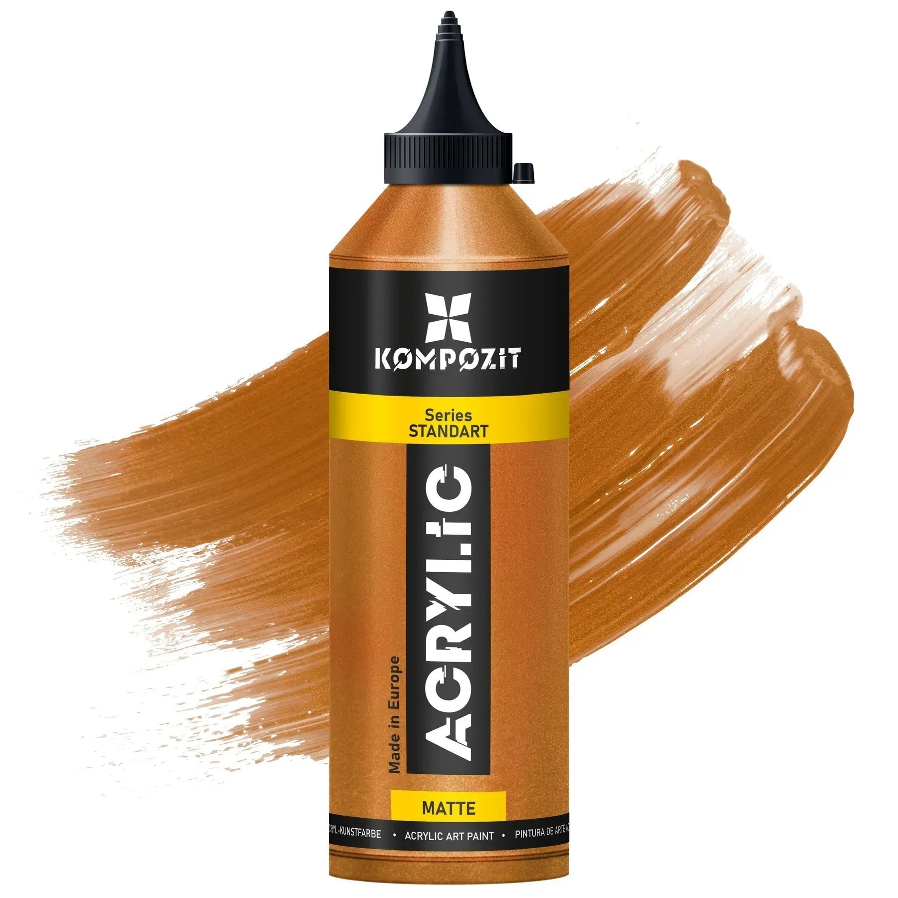 Μεταλλική ακρυλική μπογιά STANDART Kompozit 500 ml – 95 Bronze