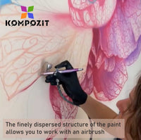 Σετ ακρυλικών χρωμάτων Kompozit STANDART Fluorescent 6 x 20 ml