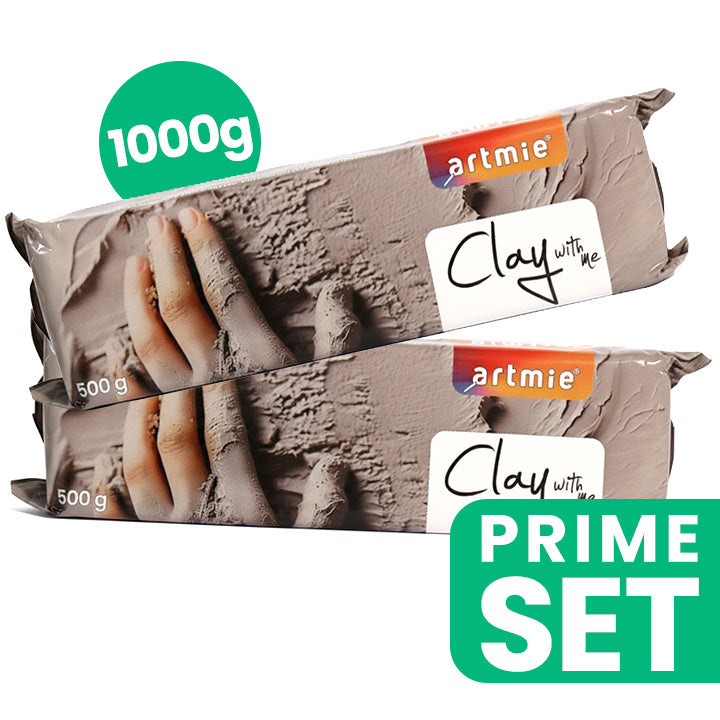 ARTMIE Clay with me Σετ πηλού μοντελοποίησης 2x500g