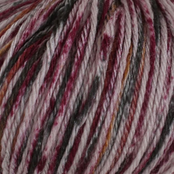 Νήματα Baby merino 100 m πολύχρωμα – μπορδό-ροζ