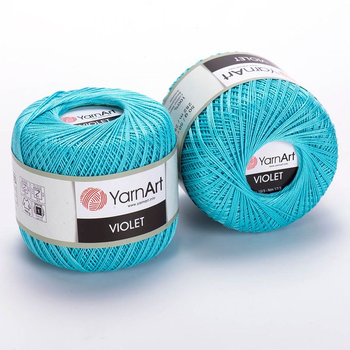 Νήματα πλεξίματος YarnArt Violet 50 g – 5353 μπλε