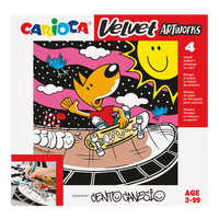 Βελουτέ βιβλία ζωγραφικής Carioca 4 τμχ – CENTO Σπορ