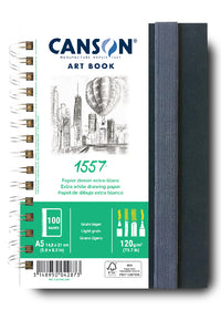 Μπλοκ σχεδίου Canson Art Book 1557 με σκληρό εξώφυλλο – A5, 120 g, 50 φύλλα