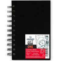 Canson Art Book One μπλοκ σχεδίου 100 g/m², 80 φύλλα, 10,2 x 15,2 cm με σπιράλ