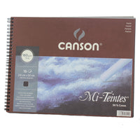 Canson Mi-Teintes μπλοκ παστέλ 160 g/m² 16 φύλλα 24 x 32 cm μαύρο