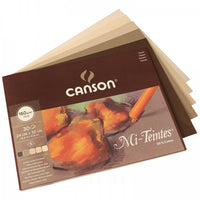 Canson Mi-Teintes μπλοκ παστέλ κολλητό 160 g/m² 30 φύλλα Earth - 32 x 41 cm