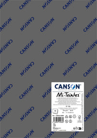 Χαρτί για παστέλ Canson Mi-Teintes A3 160 g - 10 φύλλα – Γκρι Ανθρακί 184