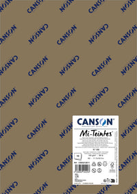 Χαρτί για παστέλ Canson Mi-Teintes A3 160 g - 10 φύλλα – Καστανό Καφέ 188