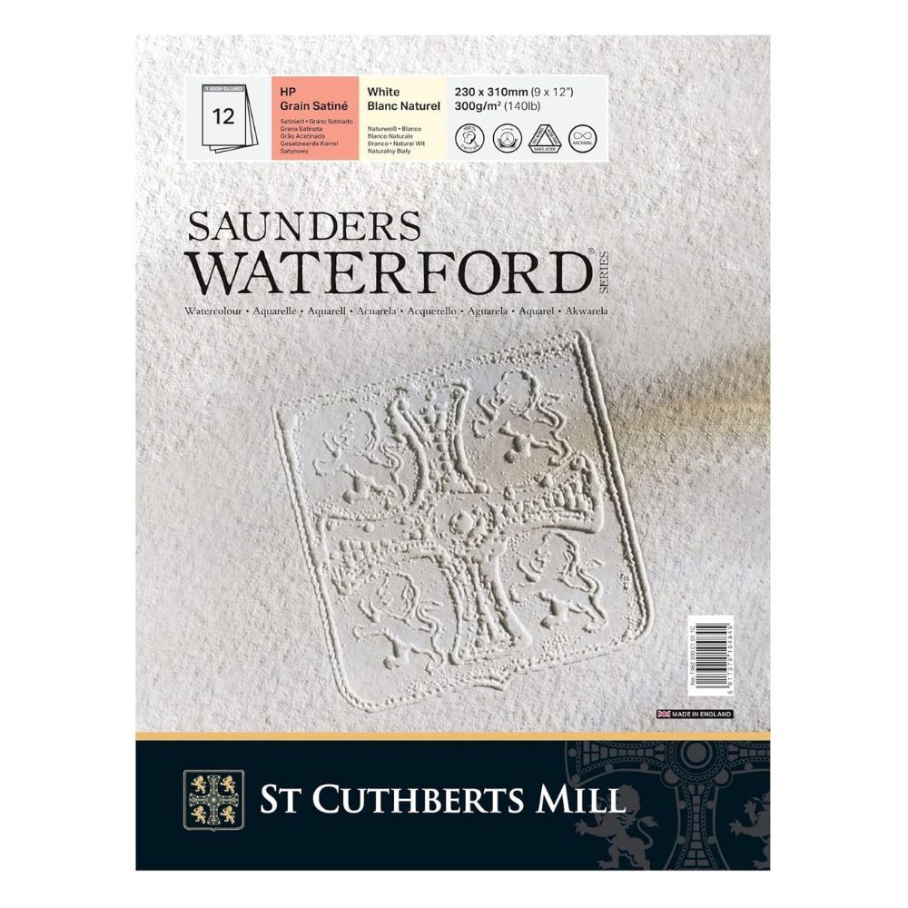 CANSON μπλοκ ακουαρέλας St Cuthberts Mill Saunders Waterford HP 300 g/m² 23 x 31 cm