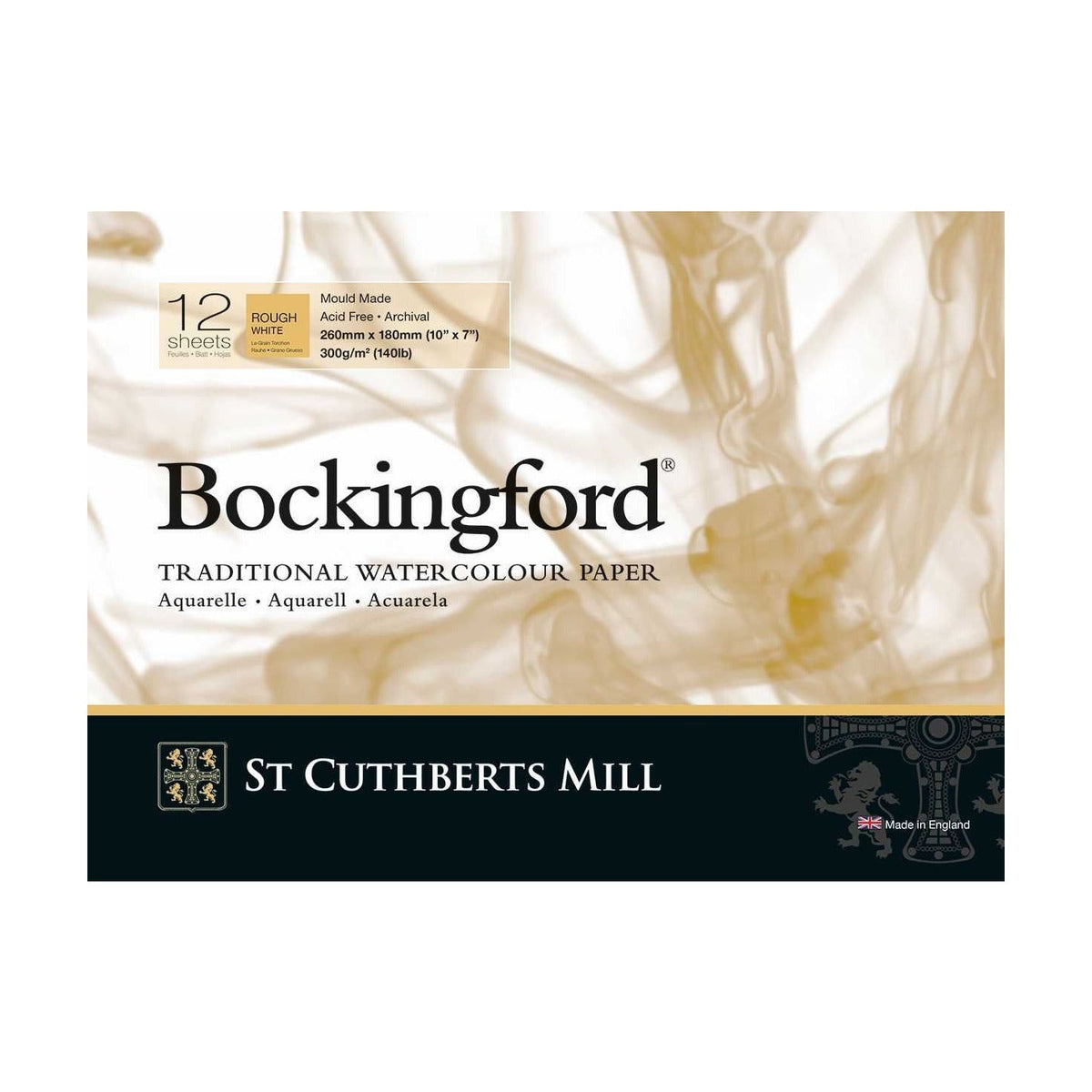 CANSON St Cuthberts Bockingford μπλοκ ακουαρέλας Rough 300 g/m² - 12 φύλλα