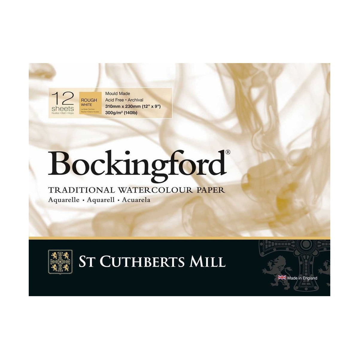 CANSON St Cuthberts Bockingford μπλοκ ακουαρέλας Rough 300 g/m² - 12 φύλλα