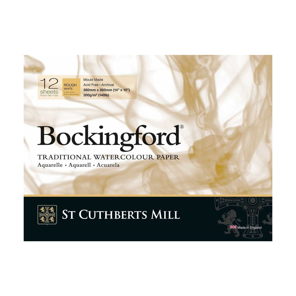 CANSON St Cuthberts Bockingford μπλοκ ακουαρέλας Rough 300 g/m² - 12 φύλλα