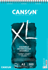 Μπλοκ ακουαρέλας CANSON XL Aquarelle 300 g/m² A3 - 30 φύλλα, σπιράλ