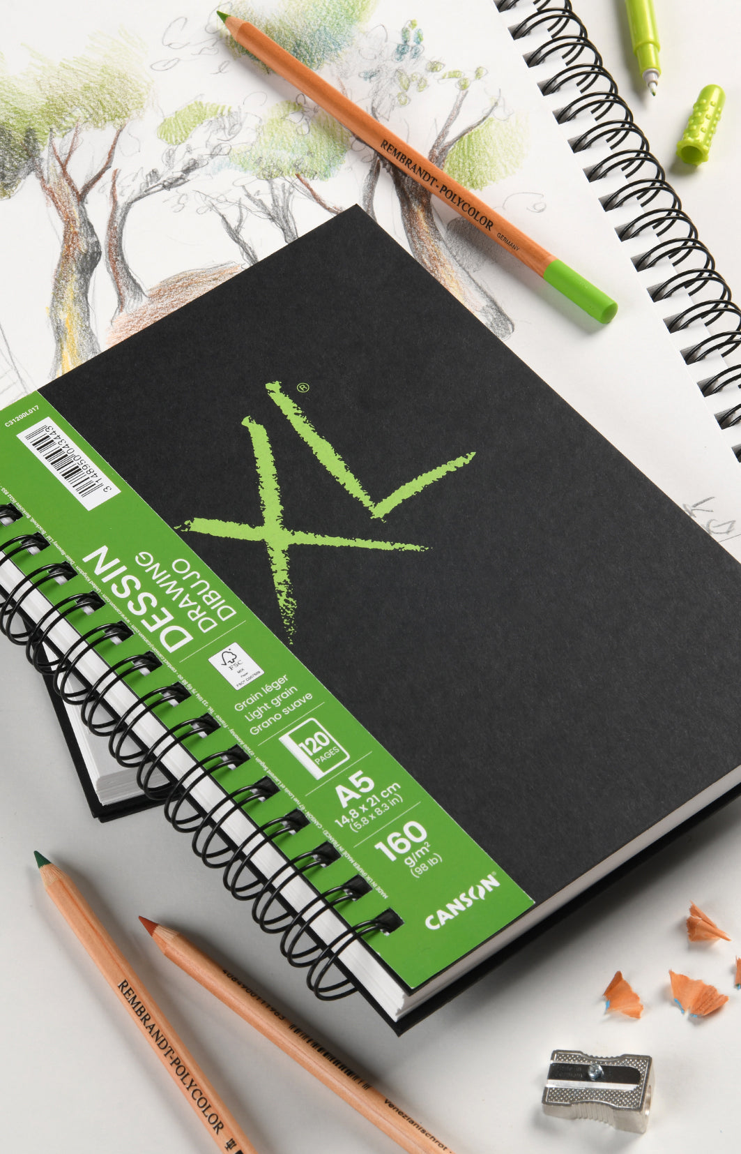 Μπλοκ σχεδίου Canson XL Drawing 160 g/m² 120 φύλλα A4