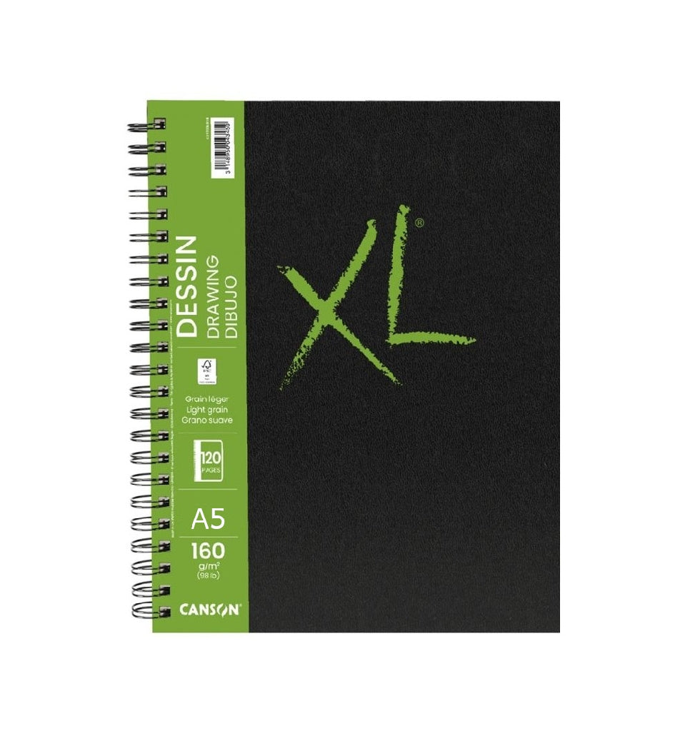 Μπλοκ σχεδίου CANSON XL Drawing 160 g/m² - 120 φύλλα, A5