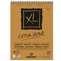 Μπλοκ σχεδίου CANSON XL Extra Blanc 90 g/m² 120 φύλλα A4 με σπιράλ στο πάνω μέρος
