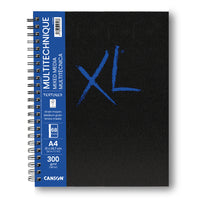 Μπλοκ Canson XL Mix Media Textured 300 g/m² 68 φύλλα A4 κολλητό