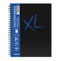Canson XL Mix Media Textured μπλοκ με κόλλα A5, 300 g/m², 68 φύλλα