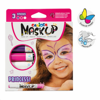 Carioca χρώματα προσώπου σε στικ 3 τμχ – Πριγκίπισσα