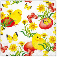 Χαροτοπετσετες για ΝΤΕΚΟΥΠΑΖ - Chicks and Butterflies 1 τεμ