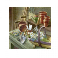 Χαροτοπετσετες για ΝΤΕΚΟΥΠΑΖ - Daisies in Garden Shed - 1 τεμ