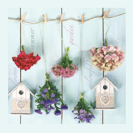 Χαροτοπετσετες για ΝΤΕΚΟΥΠΑΖ - Garden Flowers - 1 τεμ