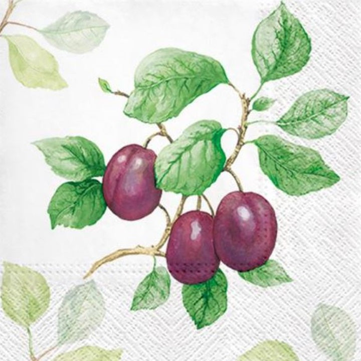 Χαροτοπετσετες για ντεκουπάζ Garden Plum - 1 τεμ