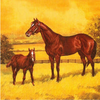 Χαροτοπετσετες για ντεκουπάζ Mare with a Colt Painting - 1 τεμ