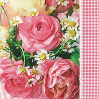 Χαροτοπετσετες για ΝΤΕΚΟΥΠΑΖ - Pink ranunculus - 1 τεμ