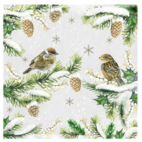 Χαροτοπετσετες για ΝΤΕΚΟΥΠΑΖ - Sparrows in Snow - 1 τεμ